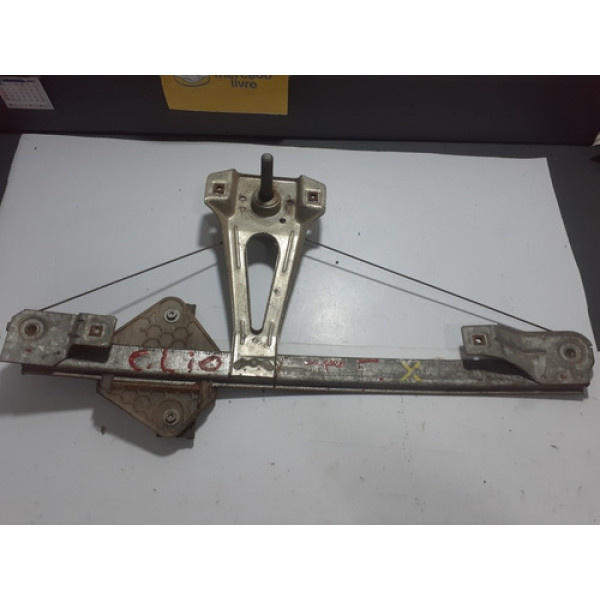 Máquina Vidro Manual T.e Renault Clio 2008 