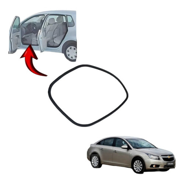 Borracha Vedação Dianteira Gm Cruze 1.8 2012 Ambos Lados