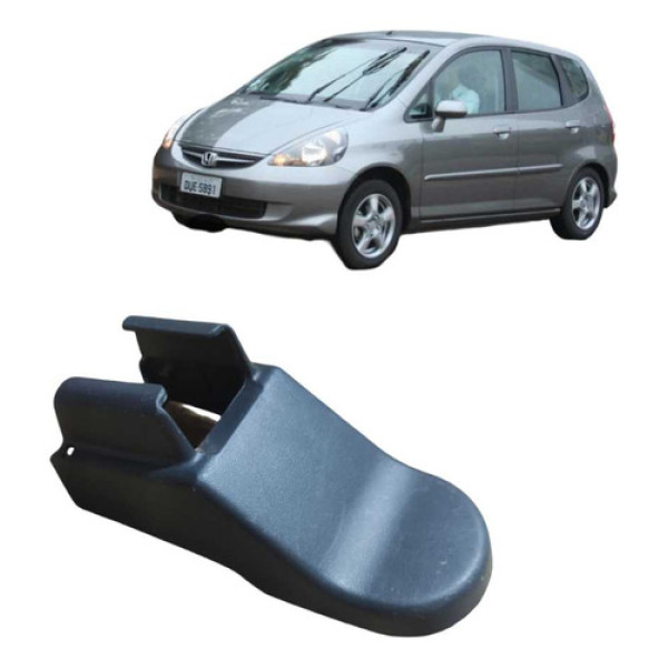 Moldura Acab Trilho Banco Direito Honda Fit 1.4 2004 A 2008 Preto