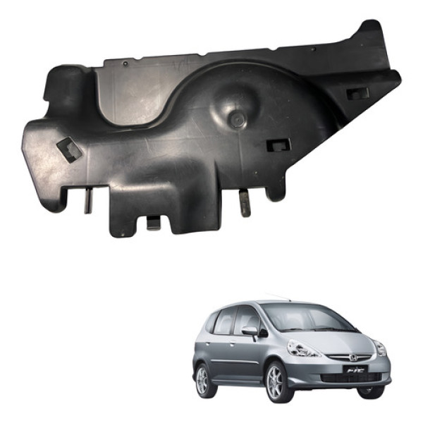 Capa Proteção Ventilador Ar Condicionado Fit 2004/2008 Cx518 Preto
