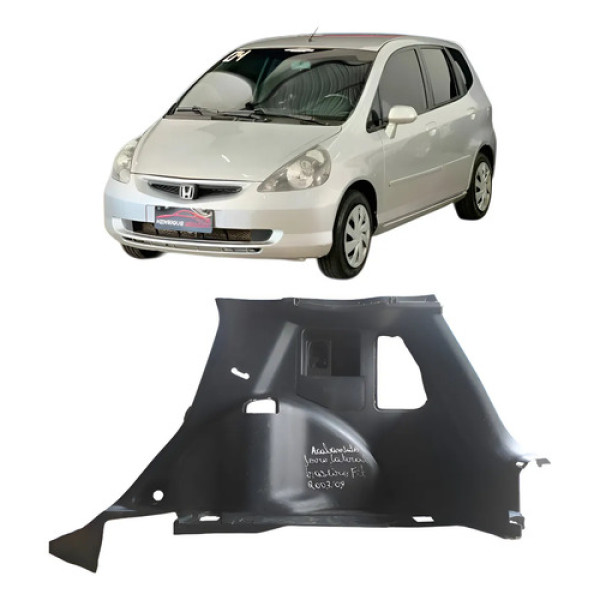 Acab Forro Lateral Traseiro Esquerdo Honda Fit 2003/08 P12