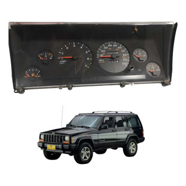Painel Instrumentos Jeep Grand Cherokee 1998 Cx496 Preto