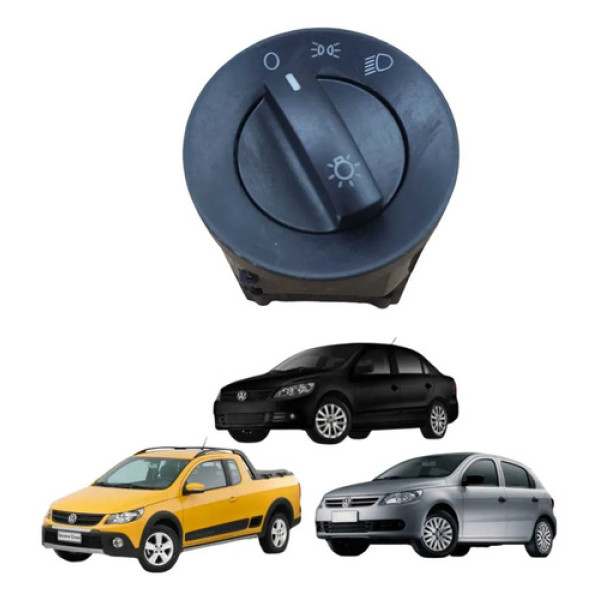 Interruptor Chave Luz Vw Gol Voyage Saveiro 2012 A 2016