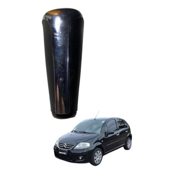 Manopla Câmbio Citröen C3 2009/2012 Cx213 Preto