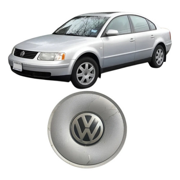 Calota Central Roda Passat E Variant  Volks Cx400 Prateado