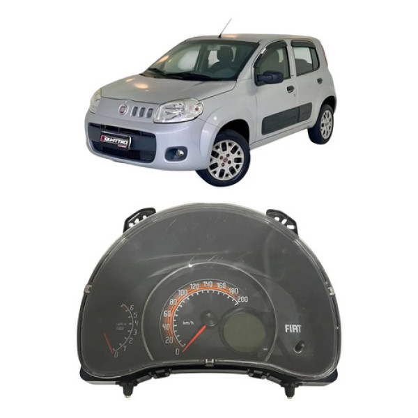 Painel De Instrumentos Fiat Uno Vivace 2014 A 2019 Cx311 Preto