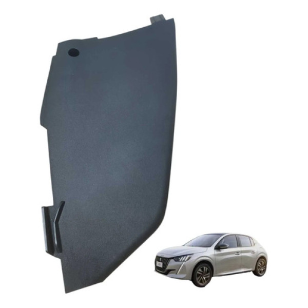 Acabamento Console Esquerdo Peugeot 208 2015 2017 Preto