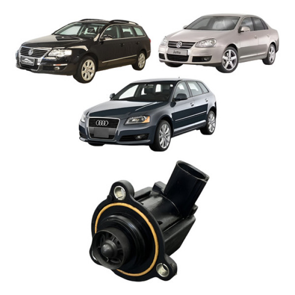 Válvula Diverter Prioridade Jetta Tsi Passat Audi A3 Cx292 Preto