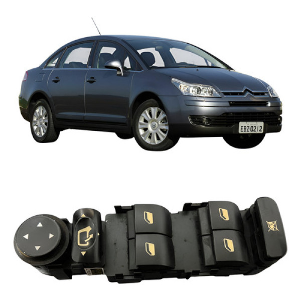 Comando Botão Vidro Elétrico Citroen C4 Pallas 09 A 14 Cx532
