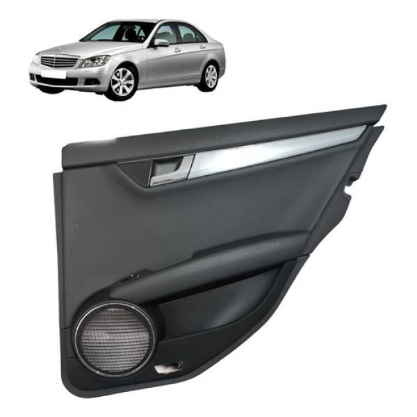 Forro Porta Traseira Direita Mercedes C200 2007a2010 Preto
