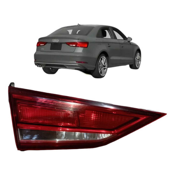 Lanterna Traseira Esquerda Audi A3 Sedan 1.8 2016-2018 Esquerdo/motorista Vermelho