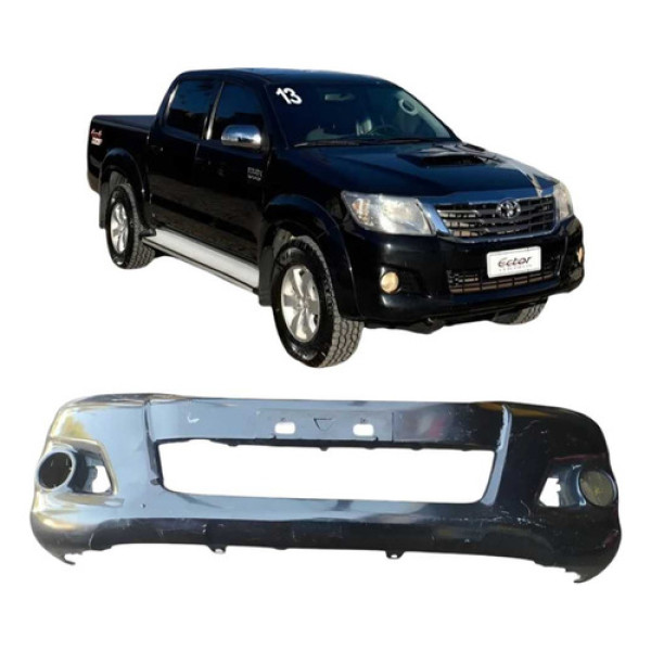 Parachoque Dianteiro Toyota Hilux 2013 A 2015 (usado) P1 Preto