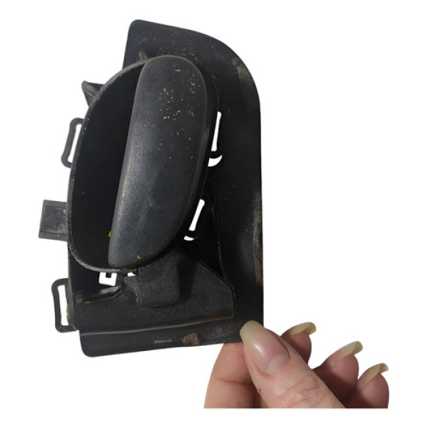 Maçaneta Interna Traseira Esquerda Peugeot 206 2005 A 2014 Preto Traseira