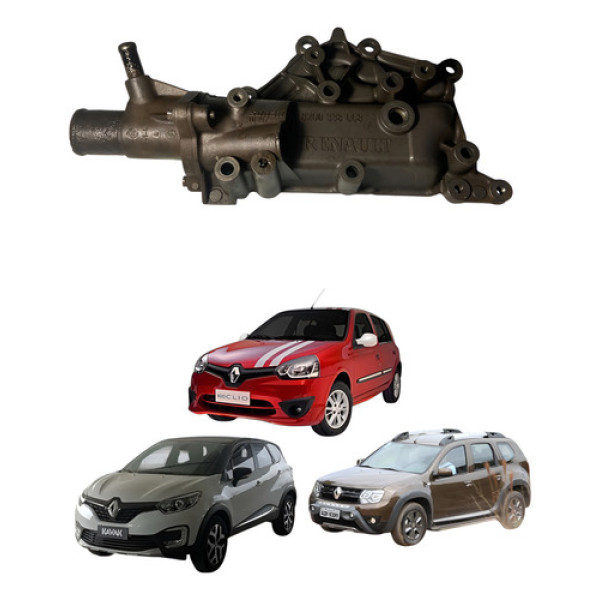 Carcaça Válvula Termostatica Renault 1.6 2.0 16v 12/16 Cx511