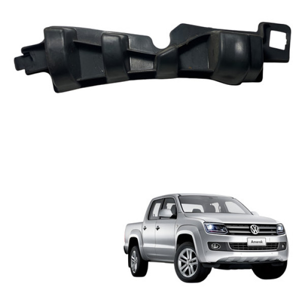 Moldura Pára-choque Esquerdo Amarok 2010/2016 Cx534 Preto