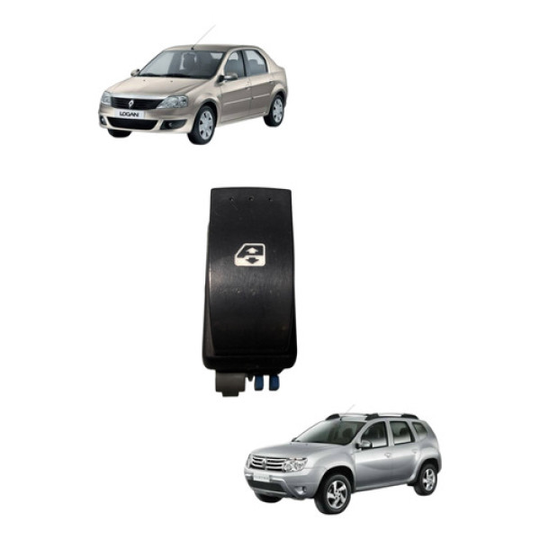 Botão Vidro Elétrico Passageiro Logan Duster 2008/2013 Cx517