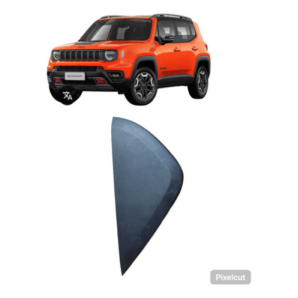 Moldura Painel Esquerdo Jeep Renegade 2022 2023 Preto Esquerdo