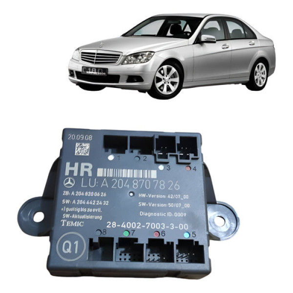 Módulo Porta Traseira Direita Mercedes C180 C200 07a10
