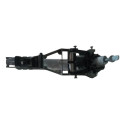 Maçaneta Ext Porta Diant Esq Motorista S Chave Jetta Vw Cx60 Prateado Dianteira