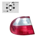Lanterna Traseira Esquerda Daewoo Lanos 1997 A 2000  Esquerdo/motorista Vermelho
