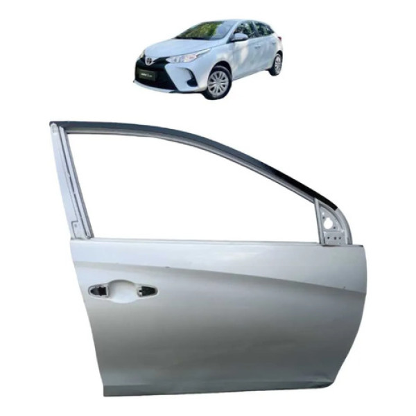 Porta Dianteira Direita Toyota Yaris 2023 Dianteira Direitl Prata