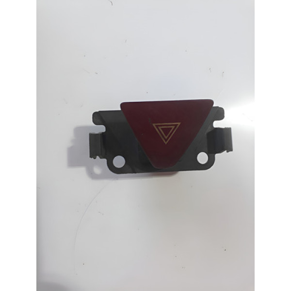 Botão  Painel  Alerta  Peugeot  307 2008/2013 Cx243 Vermelho