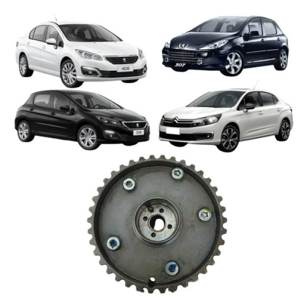 Polia Comando Eixo Variável 307 308 408 C4 Pallas C5 2.0 16v Prata