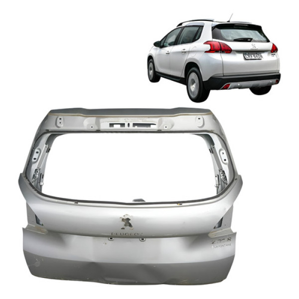 Tampa Traseira Peugeot 2008 15/19 P1 Prateado
