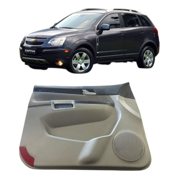 Forro Porta Dianteira Esquerda Captiva 2008 A 2011 P6 Bege