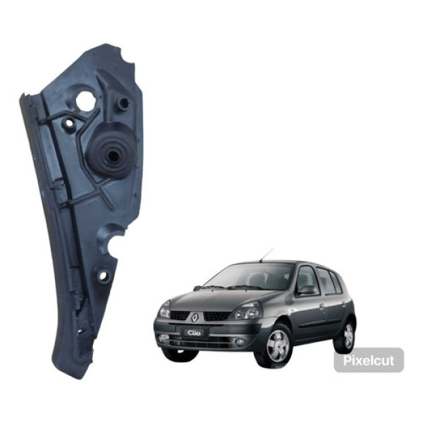 Moldura Interna Retrovisor Esquerdo Renault Clio 2005 A 2012