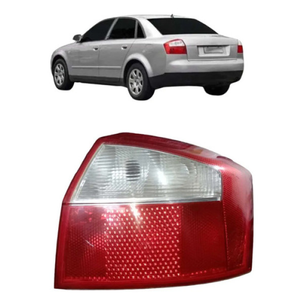 Lanterna Traseira Direita Audi A4 Sedan 1.8 2001 A 2004 Direito/passageiro Vermelho
