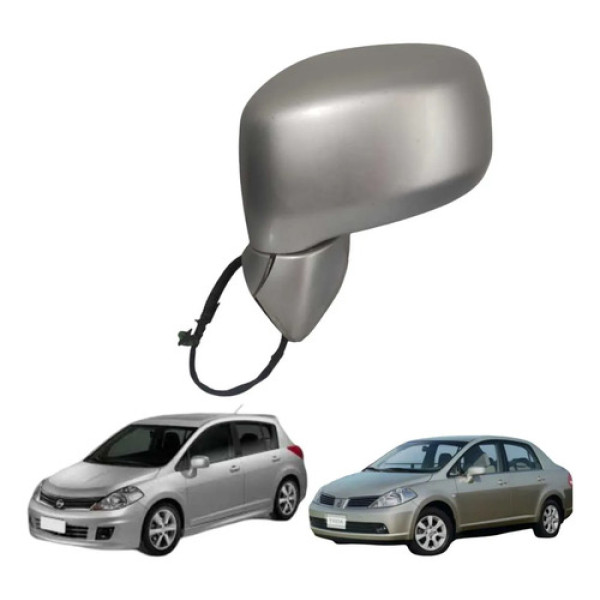 Retrovisor Elétrico Manual Nissan Tiida 2008 A 2011
