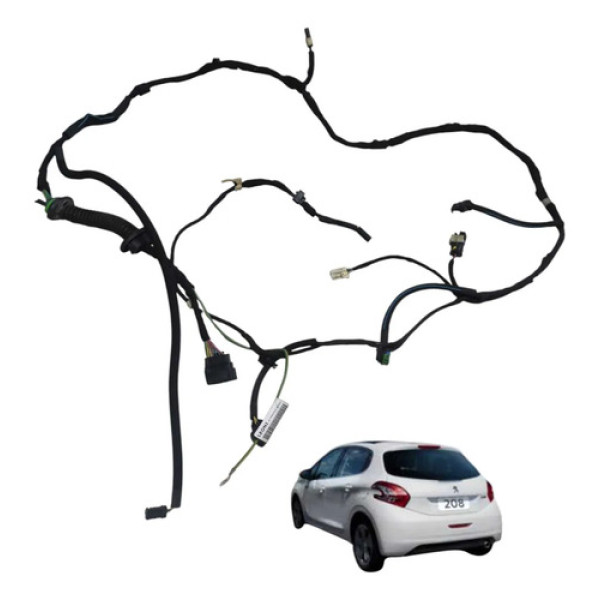 Chicote Tampa Traseira Porta Malas Peugeot 208 2015 2017