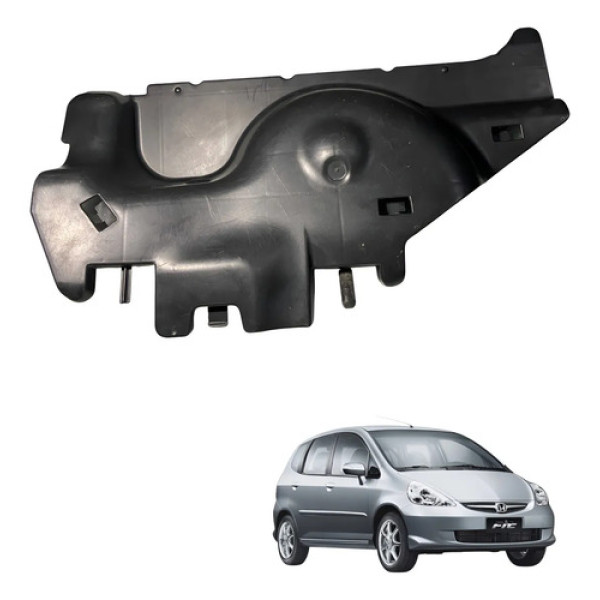 Capa Proteção Ventilador Ar Condicionado Fit 2004/2008 Cx518 Preto