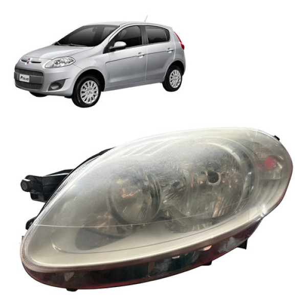 Farol Esquerdo Fiat Palio Attractive 2014 2015 2016 2017 Esquerdo/motorista