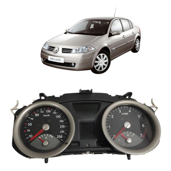 Painel Instrumentos Renault Megane 2009/2012 Cx481 Cinza