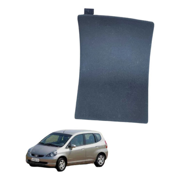 Moldura Acabamento Painel Honda Fit 2004 2008 Preto