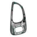 Moldura Maçaneta Traseira Le Peugeot 307 2008 Cx122 Prata Prata