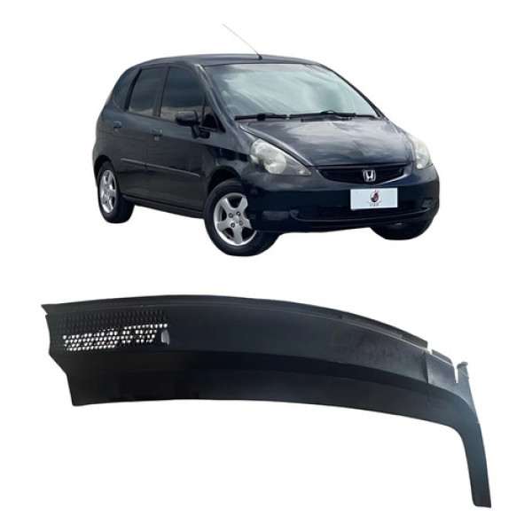 Grade Churrasqueira Lado Direito Honda Fit 2003/08 P29 Preto