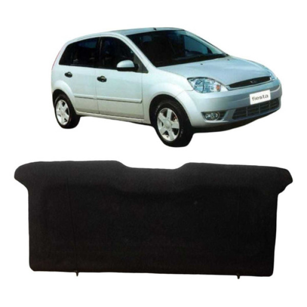 Tampa Tampao Bagagito Fiesta 1.0 2003-2014 Preto