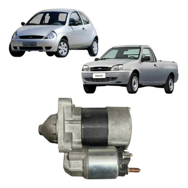 Motor De Arranque Courier Ford Ka 1.0 1.6 1999 A 2002