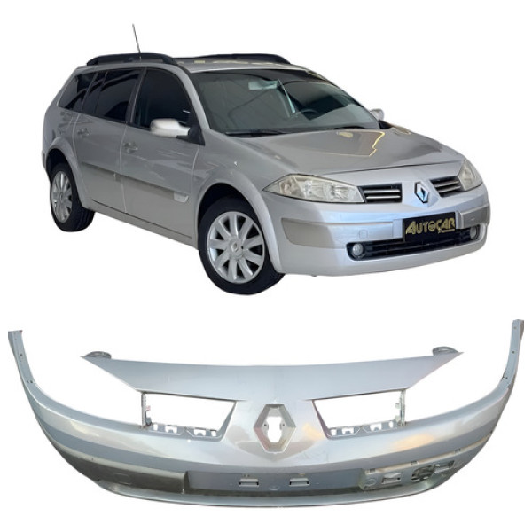 Parachoque Dianteiro Renault Megane 2013 P1 Cinza-escuro