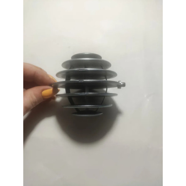 Difusor De Ar Prata Globinho Citroen C3 11/13 Cx135