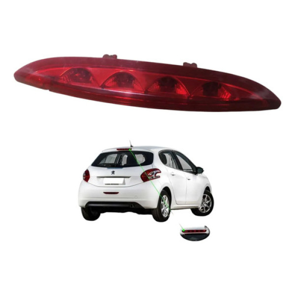 Luz Freio Superior Brake Light Peugeot 208 1.5 2015 2019