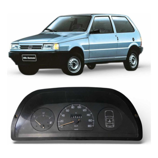 Painel De Instrumento Fiat Uno Palio Fiorino 1992 A 1999 Preto