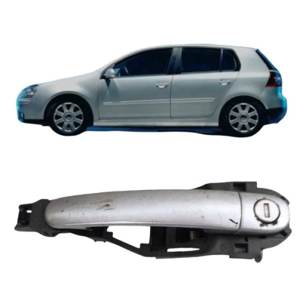 Maçaneta Externa Dianteira Direita Vw Golf 2008  0009 Dianteira