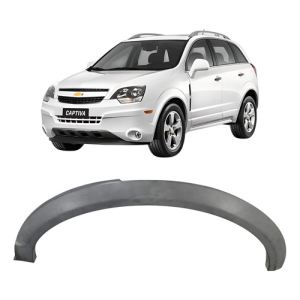 Friso Caixa De Roda Tras/esq S/grampos Captiva Gm Preto