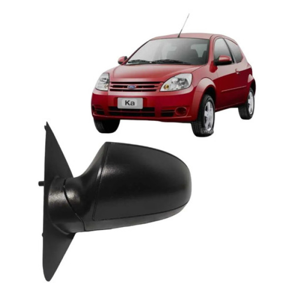 Retrovisor Manual Esquerdo Ford Ka 2008 A 2013 Cx262