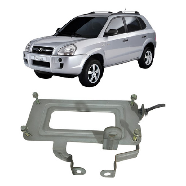 Suporte Modulo Cambio Tucson 2.0 2010 A 2016 Cx532 Cinza