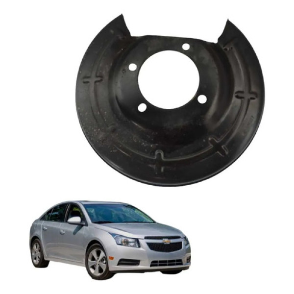 Espelho Roda Tras Esq Chevrolet Cruze 1.8 16v 2012 Cx354 Preto